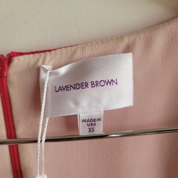 Lavender Brown, Short Romper, Raspberry, Size XS - NWT - Picture 7 of 11